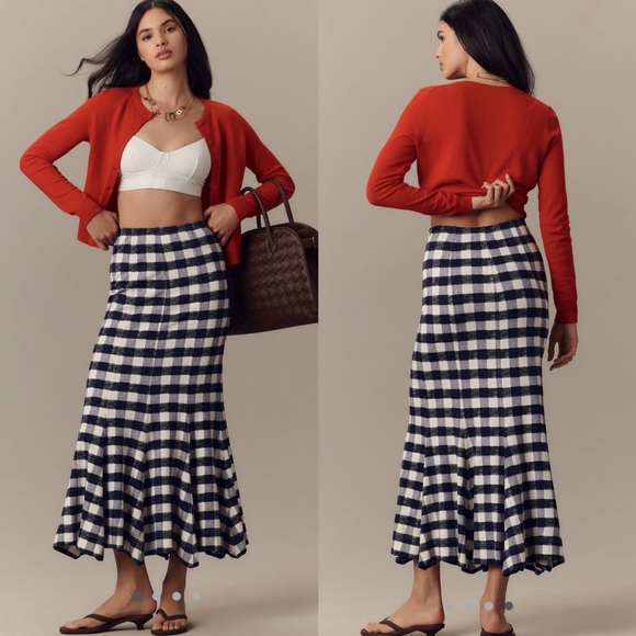 Anthropologie Maeve fit & Flare Maxi Skirt
